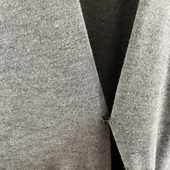 Sen Revolve Wmn 1/S Gray Jersey Knit Sleeveless Surplice Skinny Estonia Jumpsuit - Picture 6 of 11